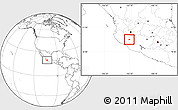 Blank Location Map of Ciudad Guzman