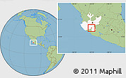 Savanna Style Location Map of Ciudad Guzman, highlighted parent region