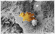 Physical 3D Map of Ciudad Venustiano C., desaturated