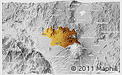 Physical 3D Map of Ciudad Venustiano C., lighten, desaturated