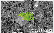 Satellite 3D Map of Ciudad Venustiano C., desaturated