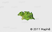 Satellite 3D Map of Ciudad Venustiano C., single color outside