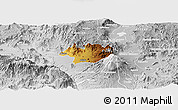 Physical Panoramic Map of Ciudad Venustiano C., lighten, desaturated