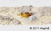 Physical Panoramic Map of Ciudad Venustiano C., lighten