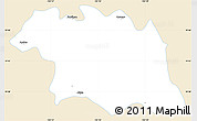 Classic Style Simple Map of Ciudad Venustiano C., single color outside