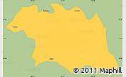 Savanna Style Simple Map of Ciudad Venustiano C., single color outside