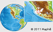 Physical Location Map of Cocula, highlighted parent region