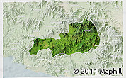 Satellite 3D Map of Cuatitlan, lighten