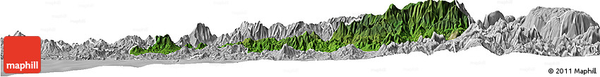 Satellite Horizon Map of Cuatitlan, lighten, desaturated