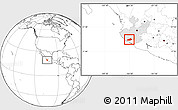 Blank Location Map of Cuatitlan, highlighted parent region