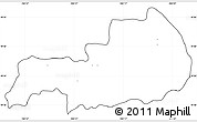 Blank Simple Map of Cuatitlan, cropped outside, no labels