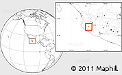 Blank Location Map of Ejutla