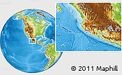 Physical Location Map of Ejutla
