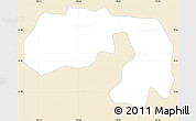 Classic Style Simple Map of Ejutla, single color outside