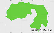 Political Simple Map of Ejutla, single color outside