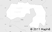 Silver Style Simple Map of Ejutla