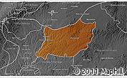 Physical 3D Map of Encarnacion de Diaz, desaturated