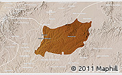 Physical 3D Map of Encarnacion de Diaz, lighten