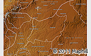 Physical Map of Encarnacion de Diaz
