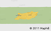 Savanna Style Panoramic Map of Encarnacion de Diaz, single color outside