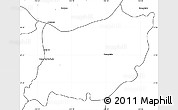 Blank Simple Map of Encarnacion de Diaz