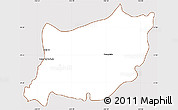 Classic Style Simple Map of Encarnacion de Diaz, cropped outside