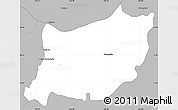 Gray Simple Map of Encarnacion de Diaz