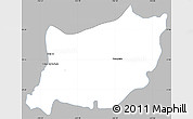 Gray Simple Map of Encarnacion de Diaz, single color outside