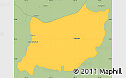 Savanna Style Simple Map of Encarnacion de Diaz