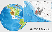 Physical Location Map of Etzatlan, highlighted country, highlighted parent region