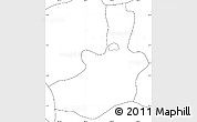 Blank Simple Map of Etzatlan, no labels