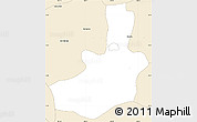 Classic Style Simple Map of Etzatlan