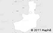 Silver Style Simple Map of Etzatlan