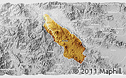 Physical 3D Map of Guachinango, lighten, desaturated