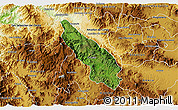 Satellite 3D Map of Guachinango, physical outside