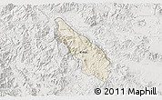 Shaded Relief 3D Map of Guachinango, lighten, semi-desaturated