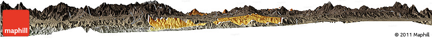 Physical Horizon Map of Guachinango, darken, semi-desaturated