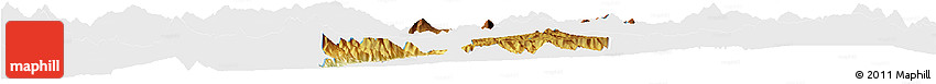 Physical Horizon Map of Guachinango, single color outside