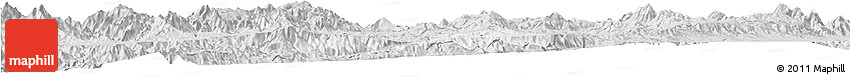 Silver Style Horizon Map of Guachinango
