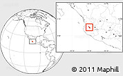Blank Location Map of Guachinango