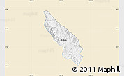 Classic Style Map of Guachinango, single color outside