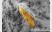 Physical Map of Guachinango, desaturated