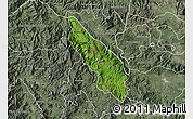 Satellite Map of Guachinango, semi-desaturated