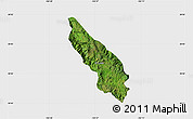 Satellite Map of Guachinango, single color outside