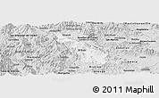 Silver Style Panoramic Map of Guachinango