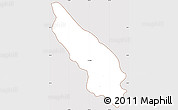 Classic Style Simple Map of Guachinango, cropped outside