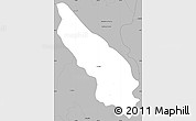 Gray Simple Map of Guachinango