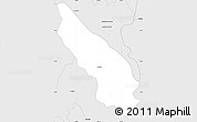 Silver Style Simple Map of Guachinango