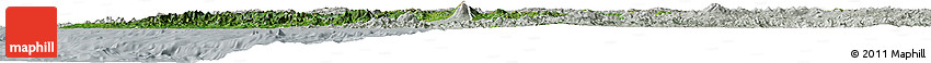 Satellite Horizon Map of Jalisco, lighten, semi-desaturated
