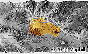 Physical 3D Map of Hostotipaquillo, desaturated